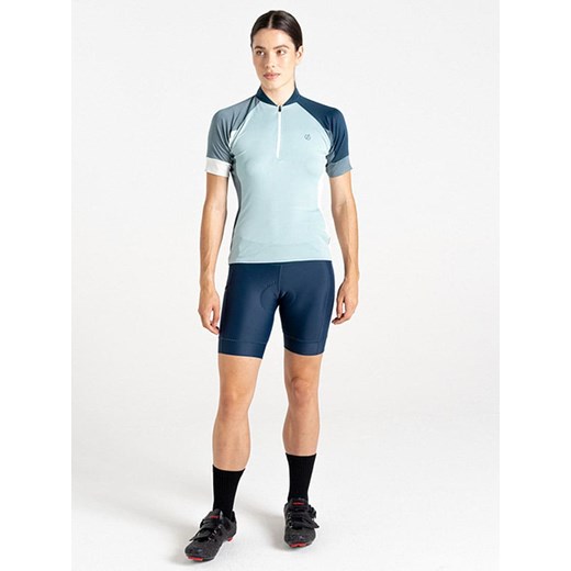 Dare 2b Koszulka kolarska &quot;Flutter Jersey&quot; w kolorze błękitno-granatowym ze sklepu Limango Polska w kategorii Bluzki damskie - zdjęcie 183877915