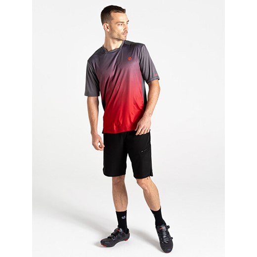 Dare 2b Koszulka funkcyjna &quot;Trackstand II&quot; w kolorze czerwono-szarym ze sklepu Limango Polska w kategorii T-shirty męskie - zdjęcie 183878148