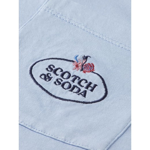 T-shirt męski SCOTCH&SODA bawełniany 