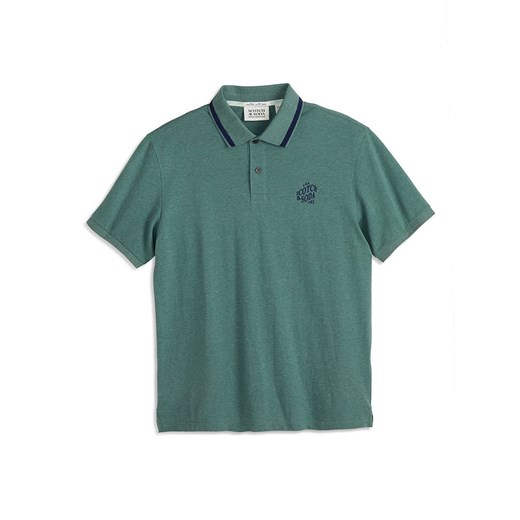 Scotch &amp; Soda Koszulka polo w kolorze zielonym ze sklepu Limango Polska w kategorii T-shirty męskie - zdjęcie 183878249