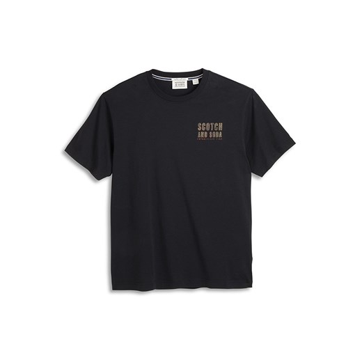 Scotch &amp; Soda Koszulka w kolorze czarnym ze sklepu Limango Polska w kategorii T-shirty męskie - zdjęcie 183878285