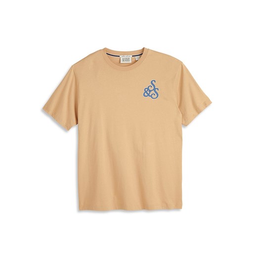 Scotch &amp; Soda Koszulka w kolorze jasnobrązowym ze sklepu Limango Polska w kategorii T-shirty męskie - zdjęcie 183878289
