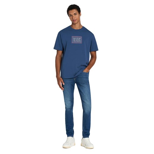 Scotch &amp; Soda Koszulka w kolorze niebieskim ze sklepu Limango Polska w kategorii T-shirty męskie - zdjęcie 183878297