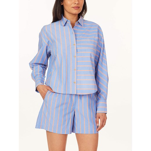 Scotch &amp; Soda Koszula w kolorze niebiesko-pomarańczowym ze sklepu Limango Polska w kategorii Koszule damskie - zdjęcie 183878405