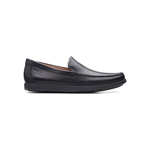 Clarks Skórzane mokasyny &quot;Ferius Creek&quot; w kolorze czarnym ze sklepu Limango Polska w kategorii Mokasyny męskie - zdjęcie 183878667