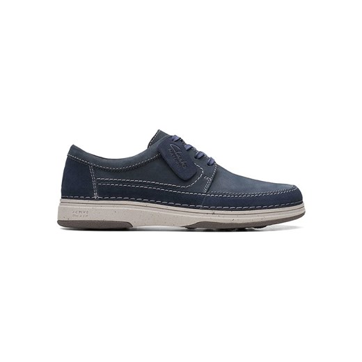 Clarks Skórzane mokasyny &quot;Nature 5&quot; w kolorze granatowym ze sklepu Limango Polska w kategorii Mokasyny męskie - zdjęcie 183878695