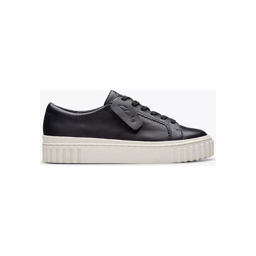 Clarks Skórzane sneakersy &quot;Mayhill Walk&quot; w kolorze czarnym ze sklepu Limango Polska w kategorii Buty sportowe damskie - zdjęcie 183878817