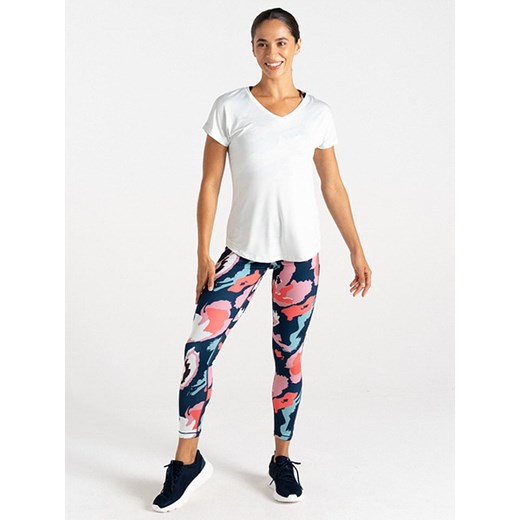 Dare 2b Koszulka sportowa &quot;Vigilant Tee&quot; w kolorze białym ze sklepu Limango Polska w kategorii Bluzki damskie - zdjęcie 183879399