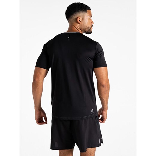 T-shirt męski czarny Dare 2B z krótkimi rękawami 