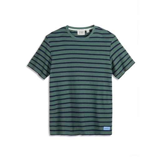 Scotch &amp; Soda Koszulka w kolorze granatowo-zielonym ze sklepu Limango Polska w kategorii T-shirty męskie - zdjęcie 183879519