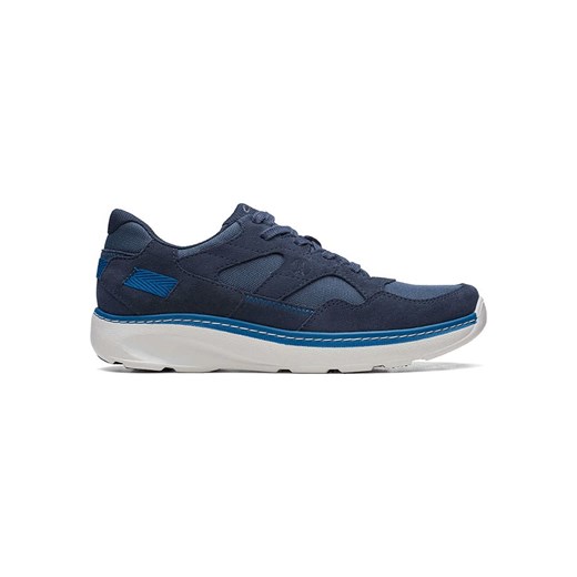 Clarks Skórzane sneakersy &quot;Chart Lite&quot; w kolorze granatowym ze sklepu Limango Polska w kategorii Buty sportowe męskie - zdjęcie 183879686