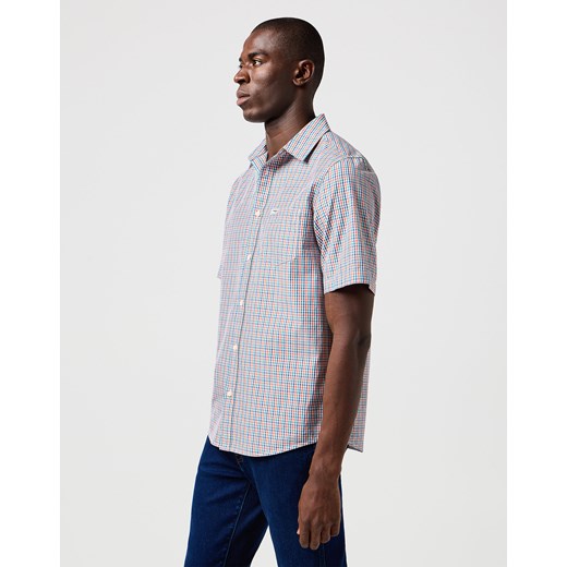 WRANGLER MĘSKA KOSZULA WRANGLER SS 1 PKT SHIRT RED MULTI CHECK 112364050 Wrangler XL YouNeedit.pl