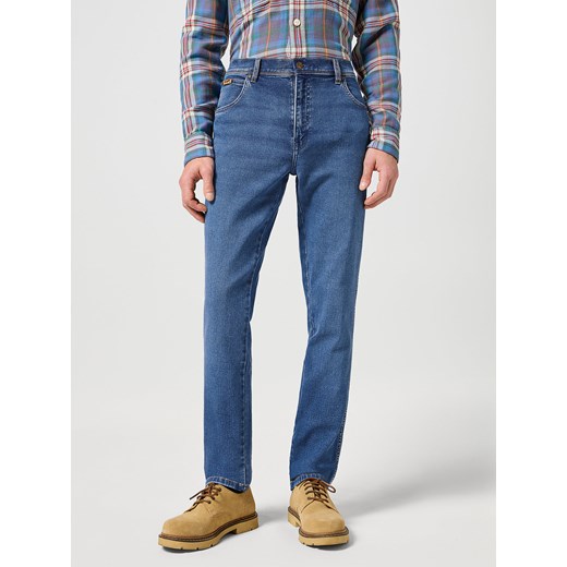 WRANGLER MĘSKIE SPODNIE JEANSOWE WRANGLER TEXAS SLIM RIDGE WASH 112358218 ze sklepu YouNeedit.pl w kategorii Jeansy męskie - zdjęcie 183880327