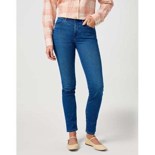 WRANGLER DAMSKIE SPODNIE JEANSOWE WRANGLER SLIM SERENE STORM 112362592 ze sklepu YouNeedit.pl w kategorii Jeansy damskie - zdjęcie 183880407
