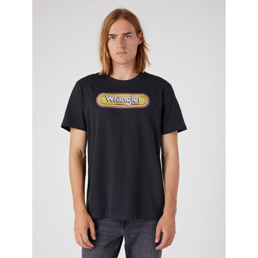 WRANGLER MĘSKA KOSZULKA WRANGLER BRANDED TEE FADED BLACK 112331867 ze sklepu YouNeedit.pl w kategorii T-shirty męskie - zdjęcie 183880427