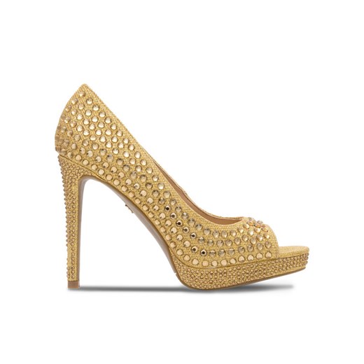 Nine West Szpilki MAIRA SY8020-9NW Złoty ze sklepu MODIVO w kategorii Czółenka - zdjęcie 183882666