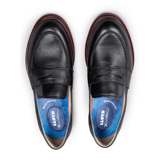 LLOYD Skórzane slippersy w kolorze czarnym Lloyd 38 wyprzedaż Limango Polska