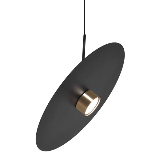 Wisząca duża czarna lampa G0-Z50 ze sklepu Edinos.pl w kategorii Lampy wiszące - zdjęcie 183884388