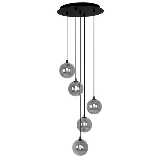 Lampa z wiszącymi beżowymi kulamo Karito Lumes One Size Edinos.pl