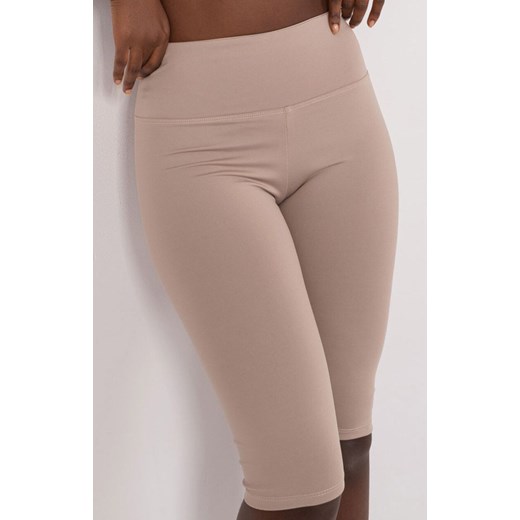 Kolarki damskie beżowe EM-LG-574-1.40, Kolor beżowy, Rozmiar uniwersalny, EX MODA ze sklepu Intymna w kategorii Spodnie damskie - zdjęcie 183884438