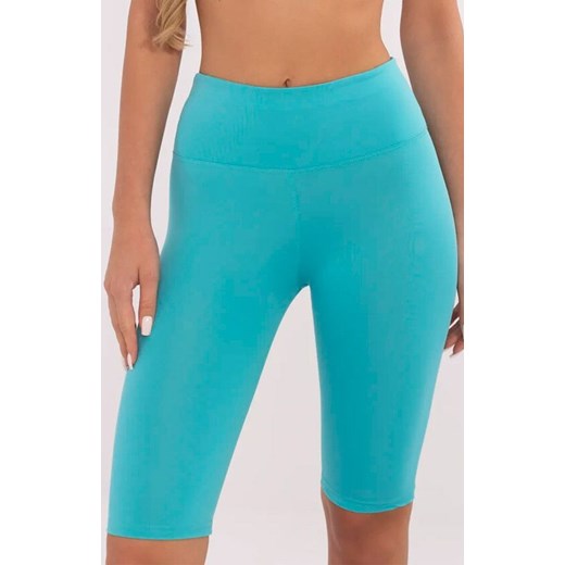 Kolarki damskie turkusowe EM-LG-574.05, Kolor turkusowy, Rozmiar S, EX MODA ze sklepu Intymna w kategorii Szorty - zdjęcie 183884449