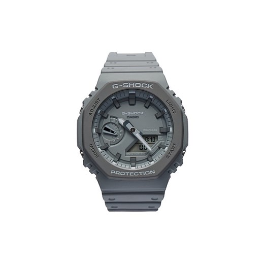 Zegarek G-Shock GA-2110ET-8AER Szary ze sklepu eobuwie.pl w kategorii Zegarki - zdjęcie 183884729