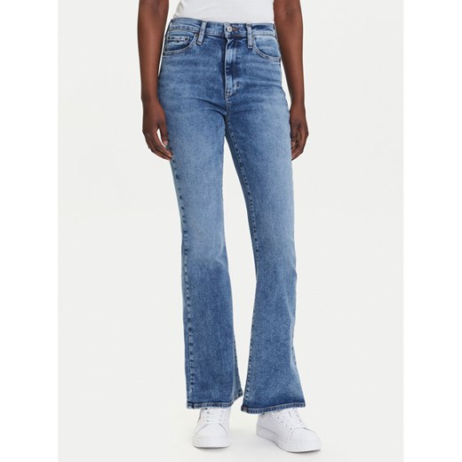 Tommy Jeans Jeansy Sylvia DW0DW20654 Niebieski Flare Fit ze sklepu MODIVO w kategorii Jeansy damskie - zdjęcie 183885437
