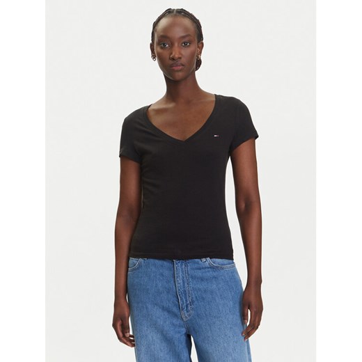 Tommy Jeans Komplet 2 t-shirtów DW0DW21367 Czarny Slim Fit ze sklepu MODIVO w kategorii Bluzki damskie - zdjęcie 183885479