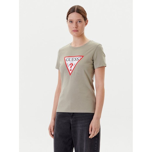 Guess T-Shirt W1YI1B I3Z14 Zielony Regular Fit Guess 3XL MODIVO