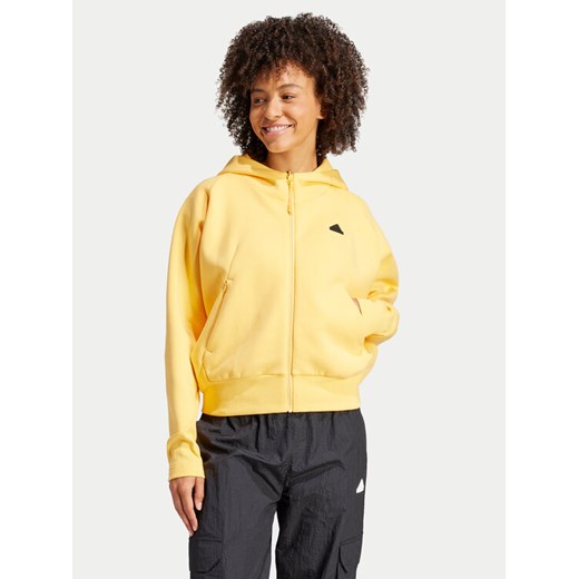 adidas Bluza Z.N.E. IS3940 Żółty Loose Fit XL MODIVO