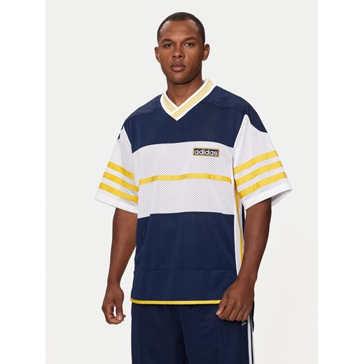 adidas T-Shirt adicolor Adibreak IU2361 Granatowy Loose Fit ze sklepu MODIVO w kategorii T-shirty męskie - zdjęcie 183885545