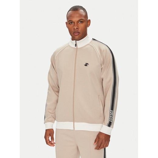 Guess Bluza Z5YQ21 KCRU2 Beżowy Regular Fit ze sklepu MODIVO w kategorii Bluzy męskie - zdjęcie 183885608