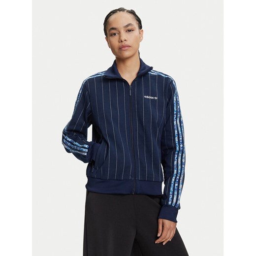 adidas Bluza Liberty London Tonal Blocked JC5306 Granatowy Regular Fit ze sklepu MODIVO w kategorii Bluzy damskie - zdjęcie 183885617
