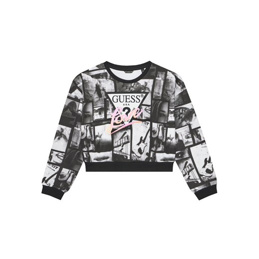 Guess Bluza J5YQ03 KA6R4 Czarny Oversize ze sklepu MODIVO w kategorii Bluzy dziewczęce - zdjęcie 183885696
