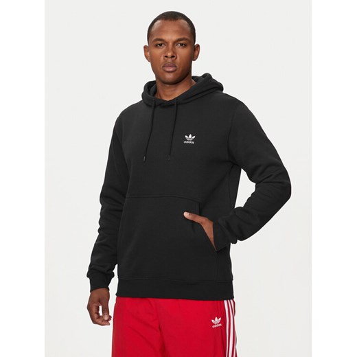 adidas Bluza Trefoil Essentials IM4522 Czarny Regular Fit ze sklepu MODIVO w kategorii Bluzy męskie - zdjęcie 183885697