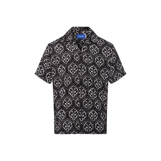 Jack & Jones Koszula męska - Jorhydra Mężczyźni Regular Fit Bawełna czarny wzorzysty ze sklepu vangraaf w kategorii Koszule męskie - zdjęcie 183887199