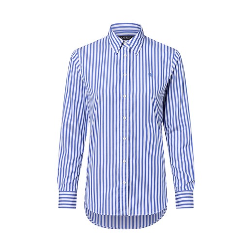 Lauren Ralph Lauren Bluzka damska Kobiety Bawełna niebieski w paski ze sklepu vangraaf w kategorii Koszule damskie - zdjęcie 183887218