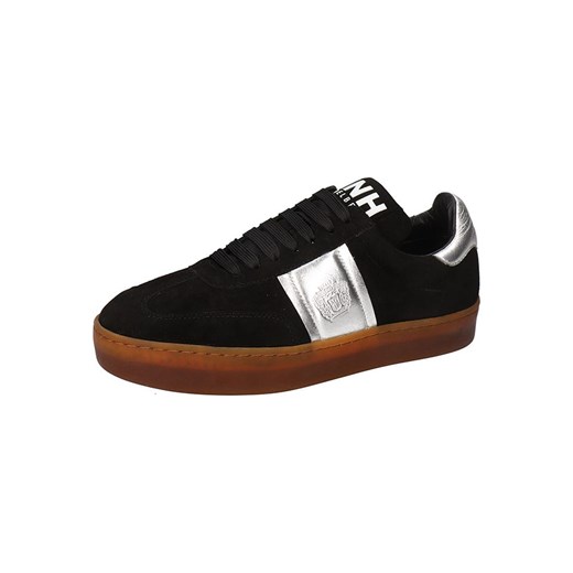 MELVIN &amp; HAMILTON Skórzane sneakersy &quot;Amira 1&quot; w kolorze srebrno-czarnym ze sklepu Limango Polska w kategorii Trampki damskie - zdjęcie 183887639