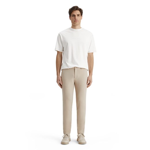 Scotch &amp; Soda Spodnie chino w kolorze beżowym ze sklepu Limango Polska w kategorii Spodnie męskie - zdjęcie 183887707