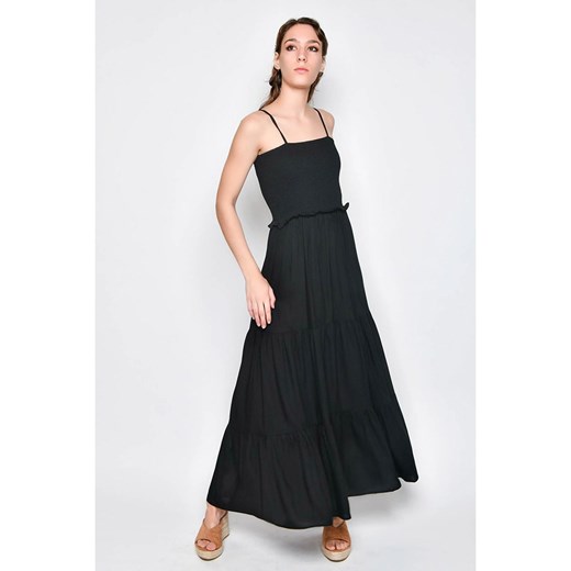 Sukienka H.H.G. na ramiączkach na lato elegancka maxi 