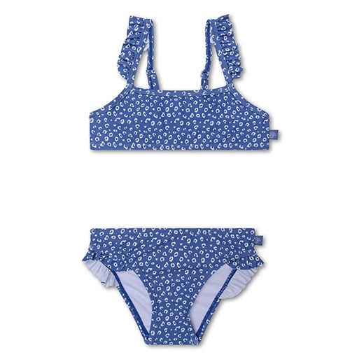 Swim Essentials Bikini &quot;Blue Leopard&quot; w kolorze niebieskim ze sklepu Limango Polska w kategorii Stroje kąpielowe - zdjęcie 183887788