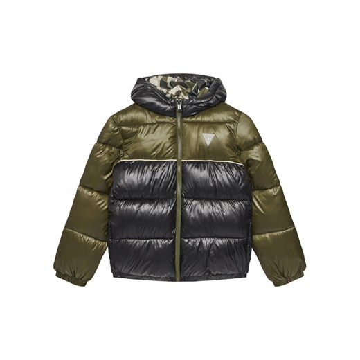 Guess Kurtka zimowa L5YL00 WEGY0 Czarny Regular Fit ze sklepu MODIVO w kategorii Kurtki chłopięce - zdjęcie 183888087