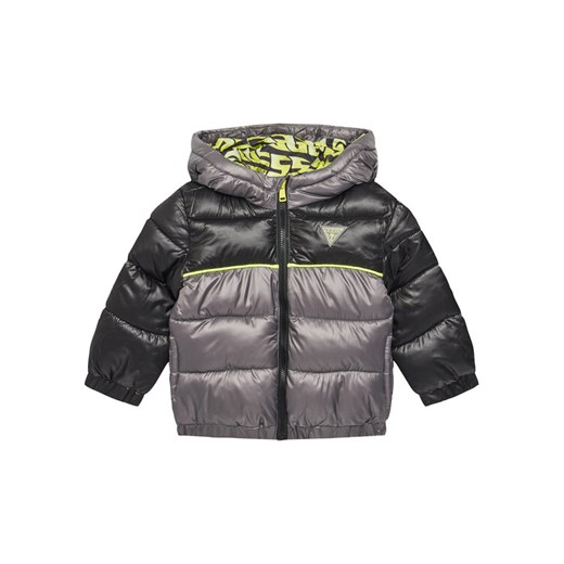 Guess Kurtka zimowa N5YL00 WEGY0 Szary Regular Fit ze sklepu MODIVO w kategorii Kombinezony i kurtki - zdjęcie 183888097