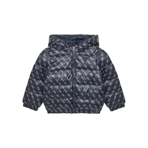 Guess Kurtka zimowa N5YL05 WEGY0 Granatowy Regular Fit ze sklepu MODIVO w kategorii Kombinezony i kurtki - zdjęcie 183888098