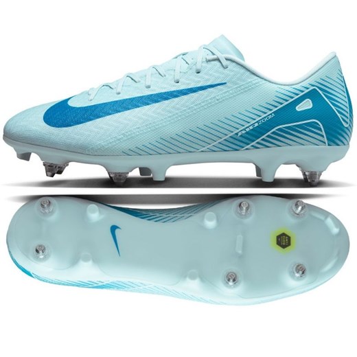 Buty piłkarskie Nike Mercurial Vapor 16 Academy SG-Pro Ac M FQ8425-400 niebieskie ze sklepu ButyModne.pl w kategorii Buty sportowe męskie - zdjęcie 183888528