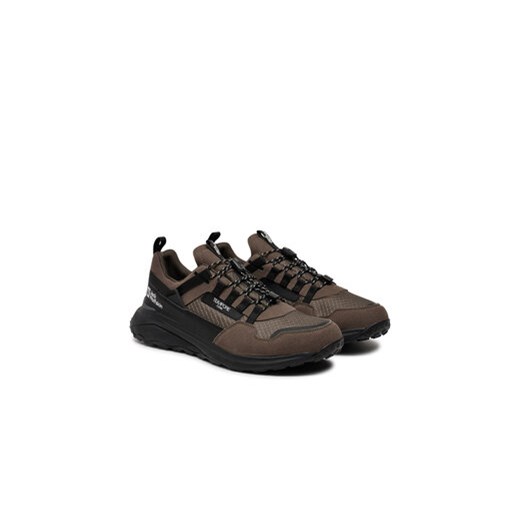 Trekkingi Jack Wolfskin Dromoventure Athletic Texapore Low M A63297 Brązowy Jack Wolfskin 40 eobuwie.pl