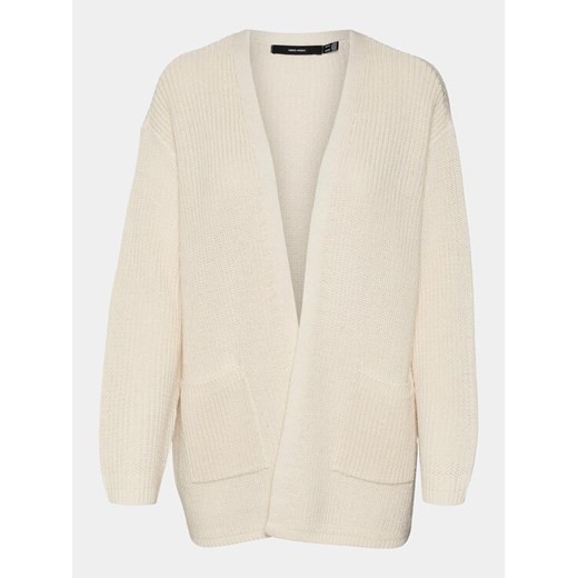 Vero Moda Curve Kardigan Fabulous 10307311 Beżowy Regular Fit ze sklepu MODIVO w kategorii Swetry damskie - zdjęcie 183889037