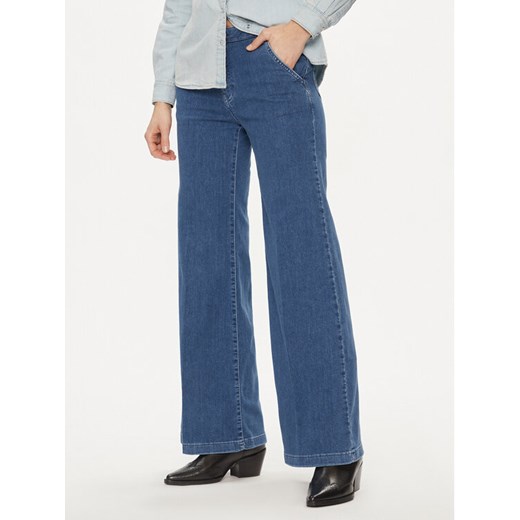 United Colors Of Benetton Jeansy 4AC6574X5 Niebieski Wide Leg United Colors Of Benetton 36 MODIVO