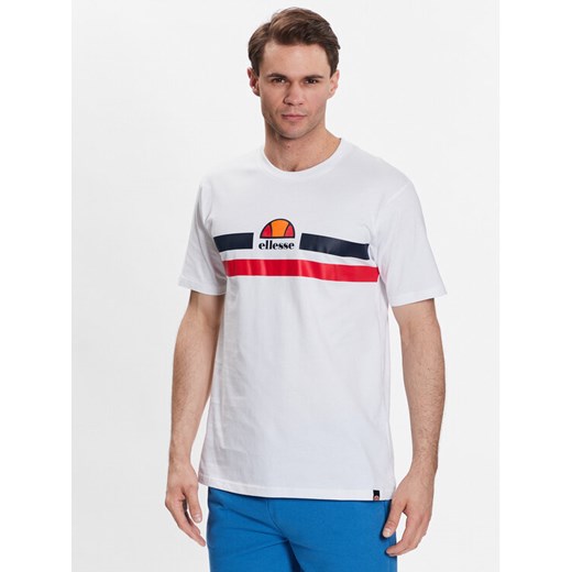 Ellesse T-Shirt Aprel SHR06453 Biały Regular Fit Ellesse L MODIVO