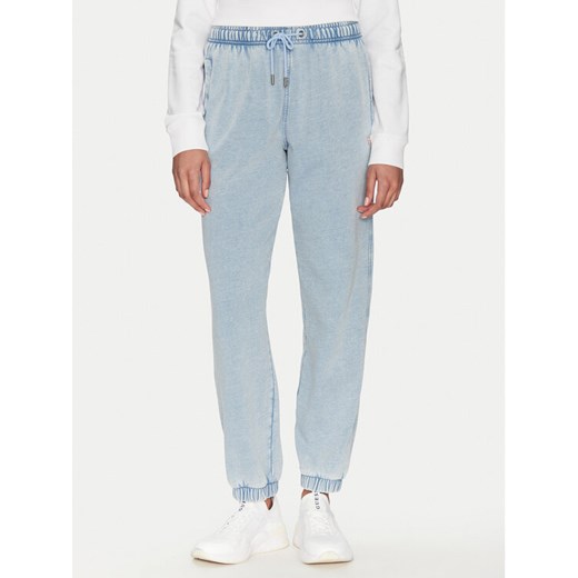 Guess Jeans Spodnie dresowe W5GB32 KCTJ1 Niebieski Regular Fit ze sklepu MODIVO w kategorii Spodnie damskie - zdjęcie 183890055